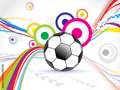 abstract football background design