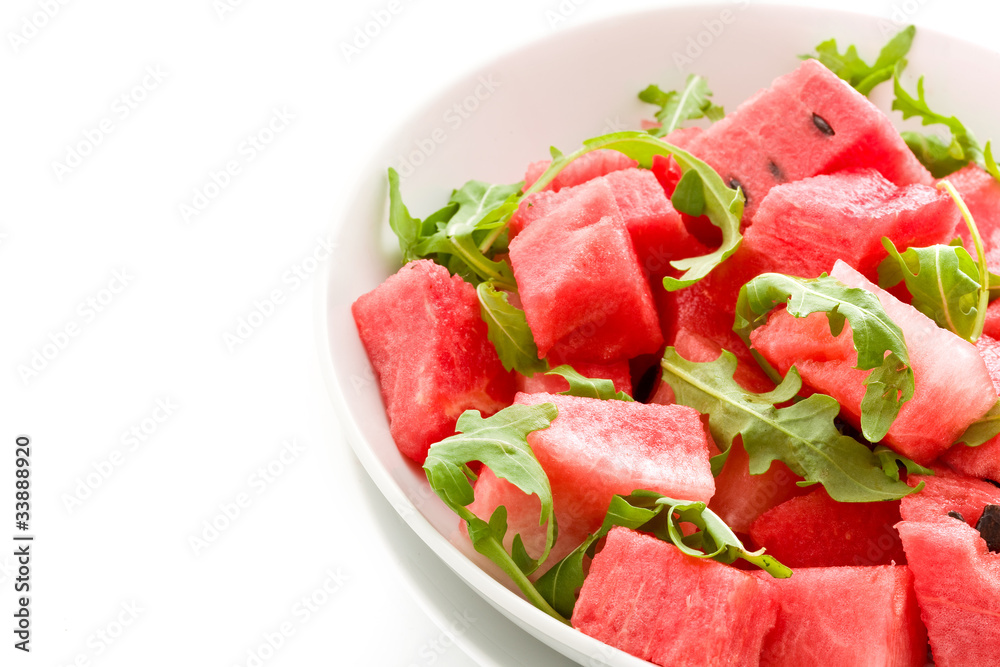 Insalata di Anguria e Rucola - Isolated Insalata di Anguria e Rucola - Isolated