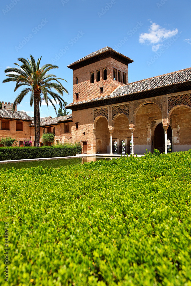 El Partal Palast in der Alhambra, Granada, Spanien