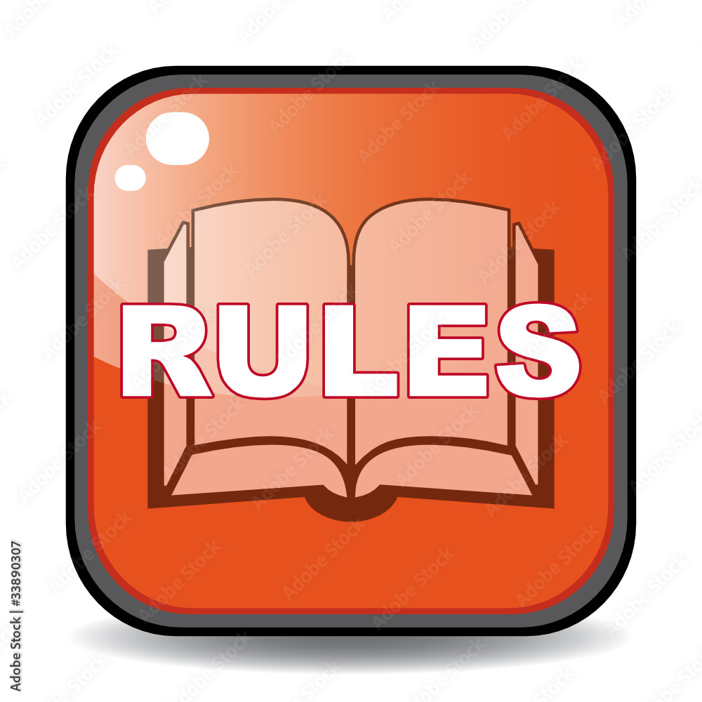 RULES ICON Stock Vector | Adobe Stock