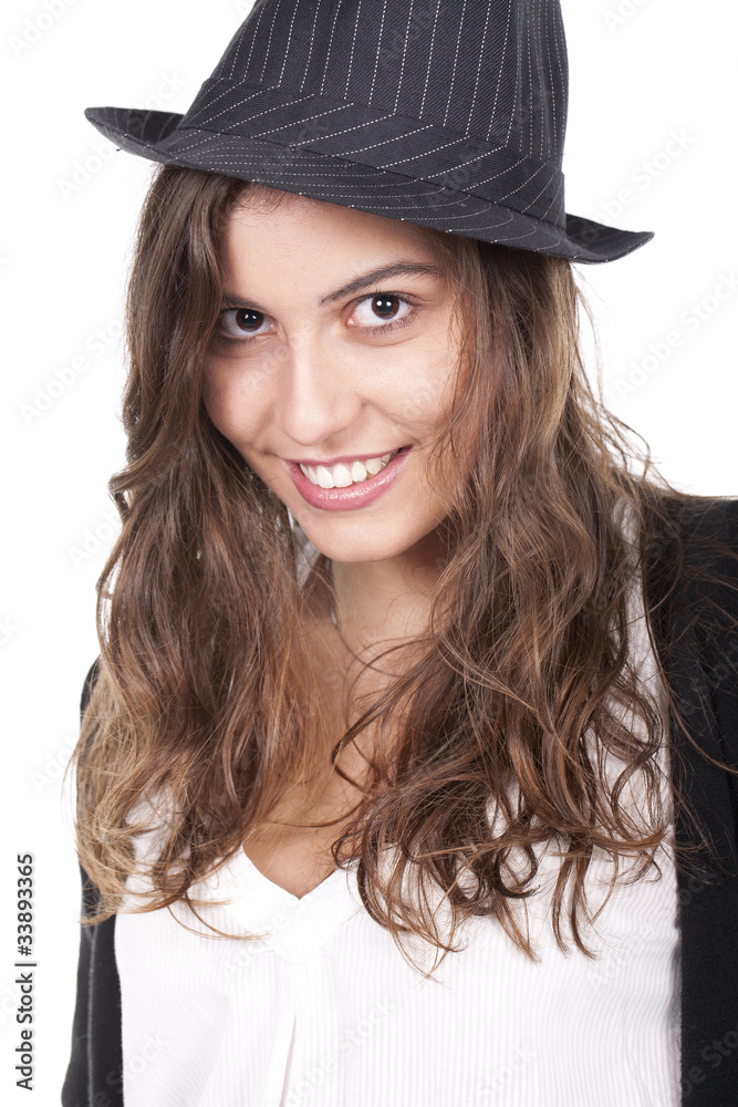 woman wearing a hat woman wearing a hat