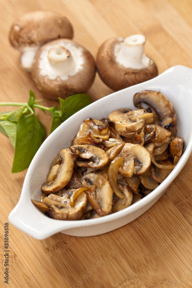 Sauteed Mushrooms and Onions