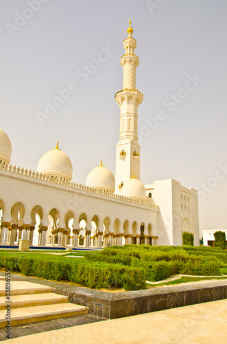 Sheikh Zayed Mosque in Abu Dhabi City