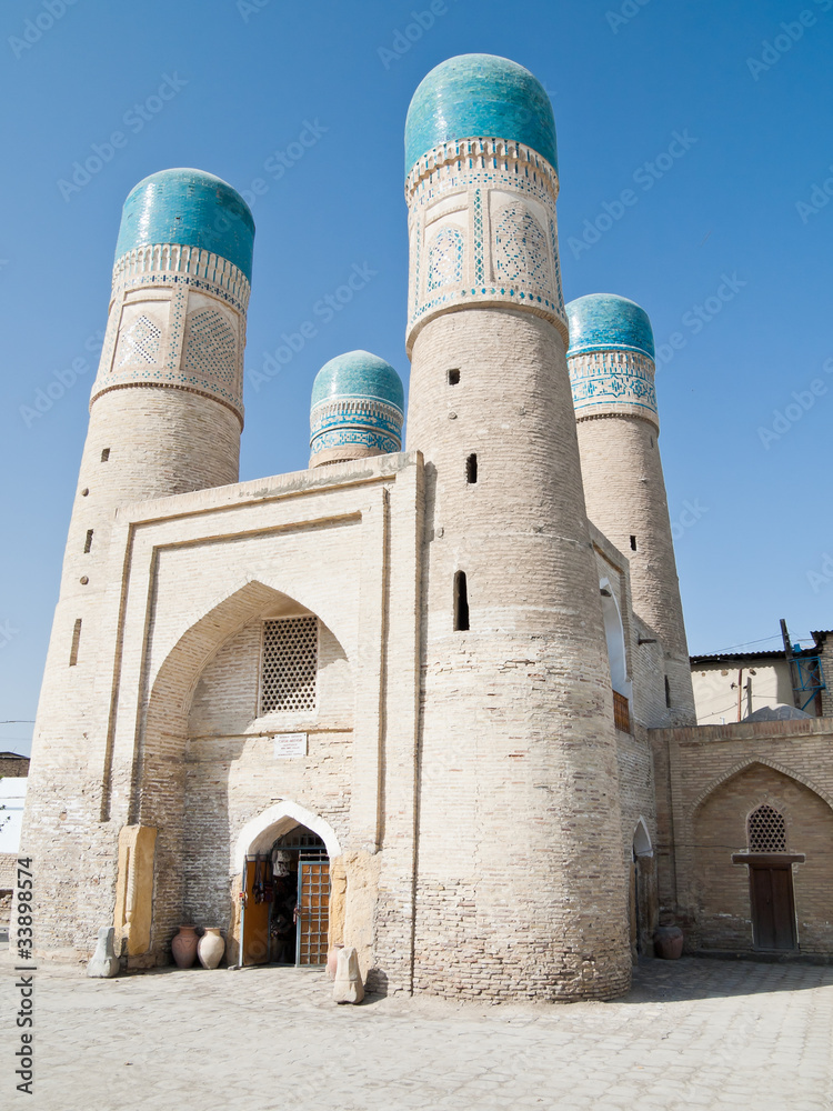 Chor-Minor minaret in Bukhara