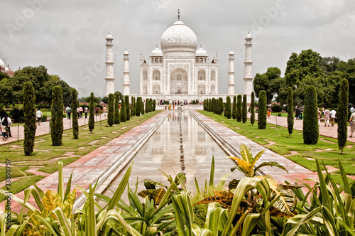 Taj Mahal with garden foreground #33898757