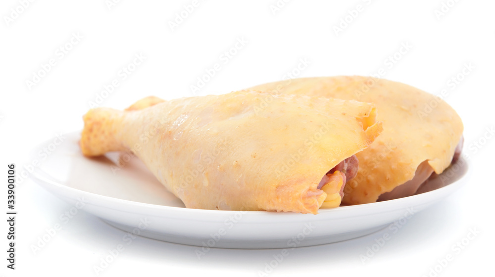 Raw chicken