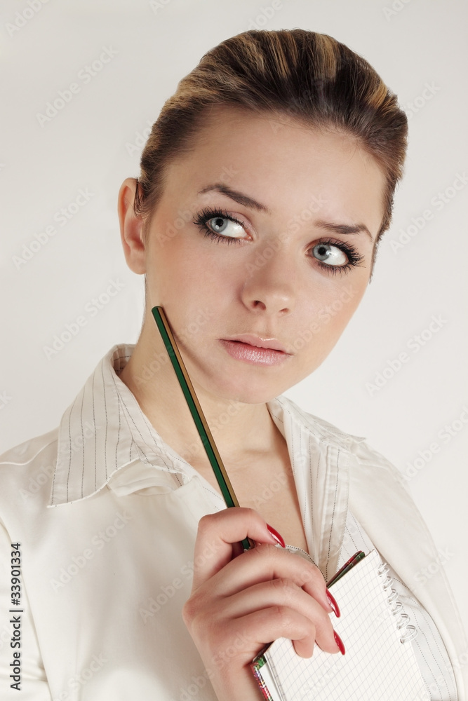 Pensive woman Pensive woman