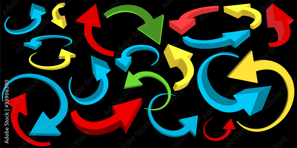 Conceptual Colorful Arrows Designs Conceptual Colorful Arrows Designs