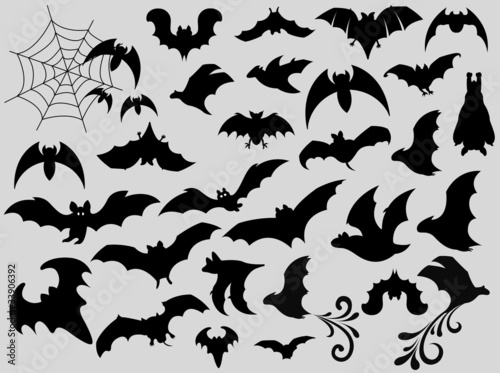 Bats Silhouettes Collection