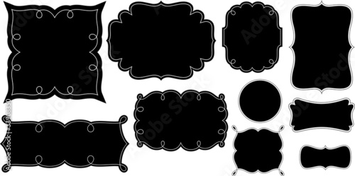 Silhouettes Frames Set