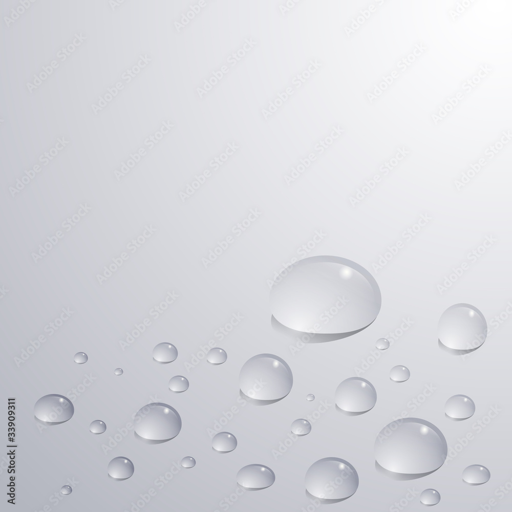 Sfondo grigio con gocce d'acqua - Background with water drops Sfondo grigio con gocce d'acqua - Background with water drops