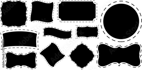 Abstract Funky Frames Silhouettes Collection