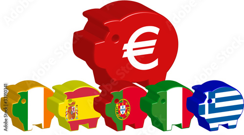 piggy bank piigs euro