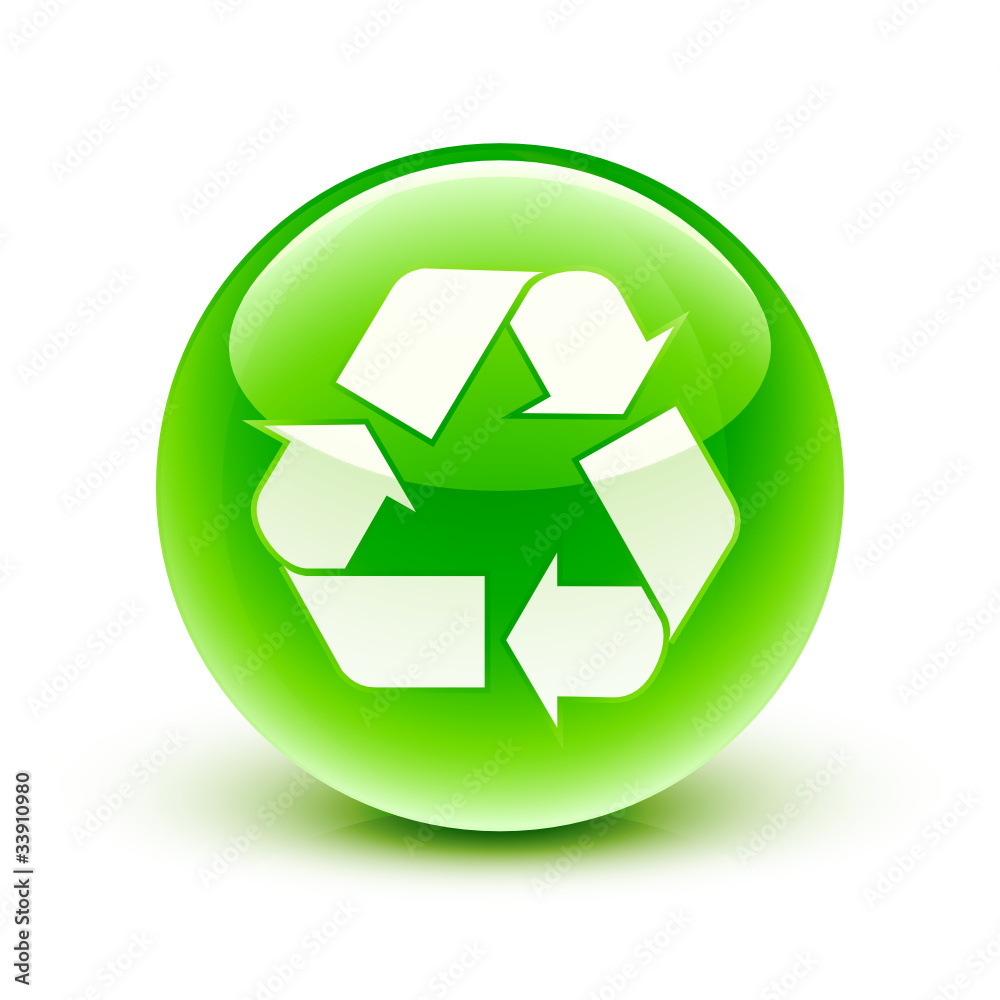 icône recyclage écologie / recycling icon icône recyclage écologie / recycling icon