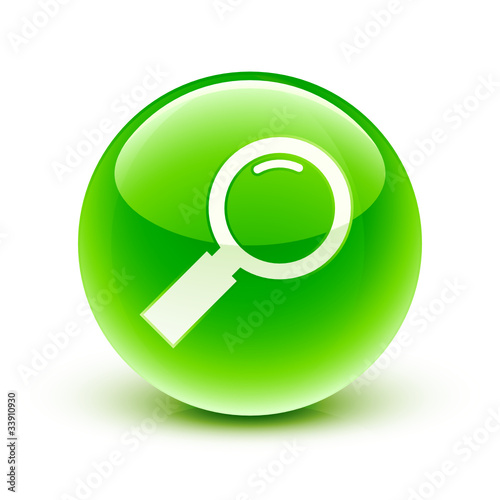 icône loupe zoom / magnifying glass icon
