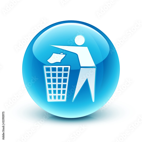 icône recyclage / recycling icon