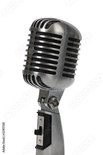 Retro microphone