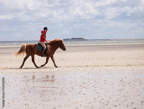 Reiten im Wattenmeer