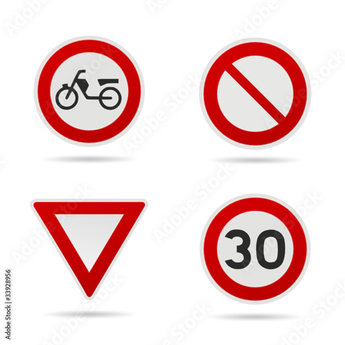 Verkehrszeichen, Schilder & Symbole