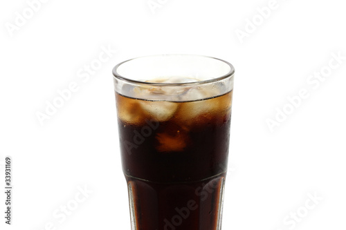cola isolated in white background