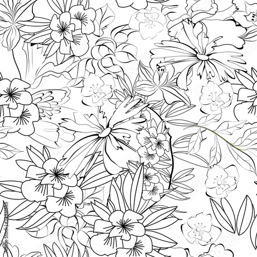 Floral seamless background