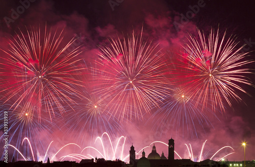 Firework celebration Redentore (Venice, Italy)