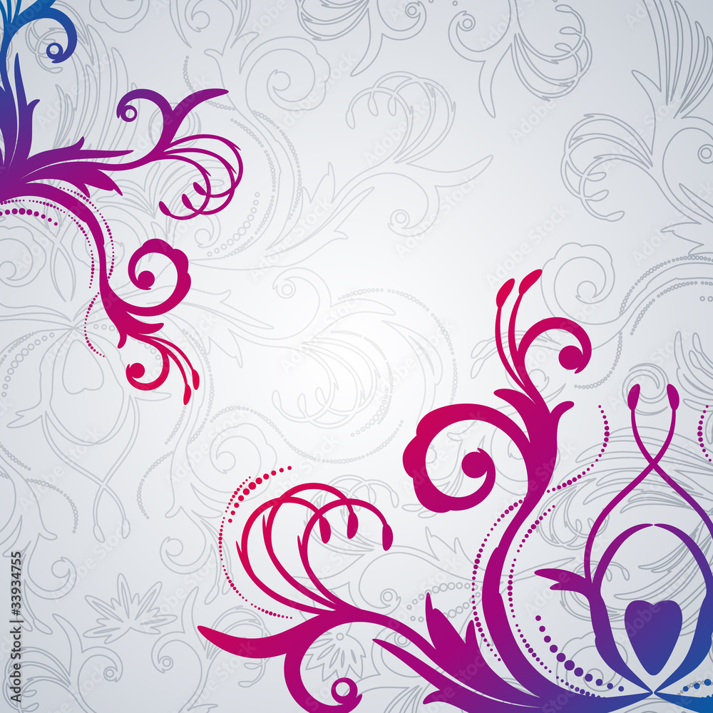 Abstract floral background with east flowers. Abstract floral background with east flowers.
