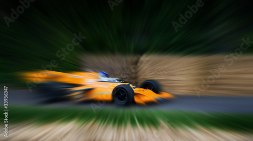 racing car zoom