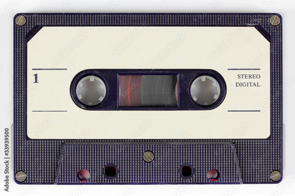 Naklejka premium stara kaseta