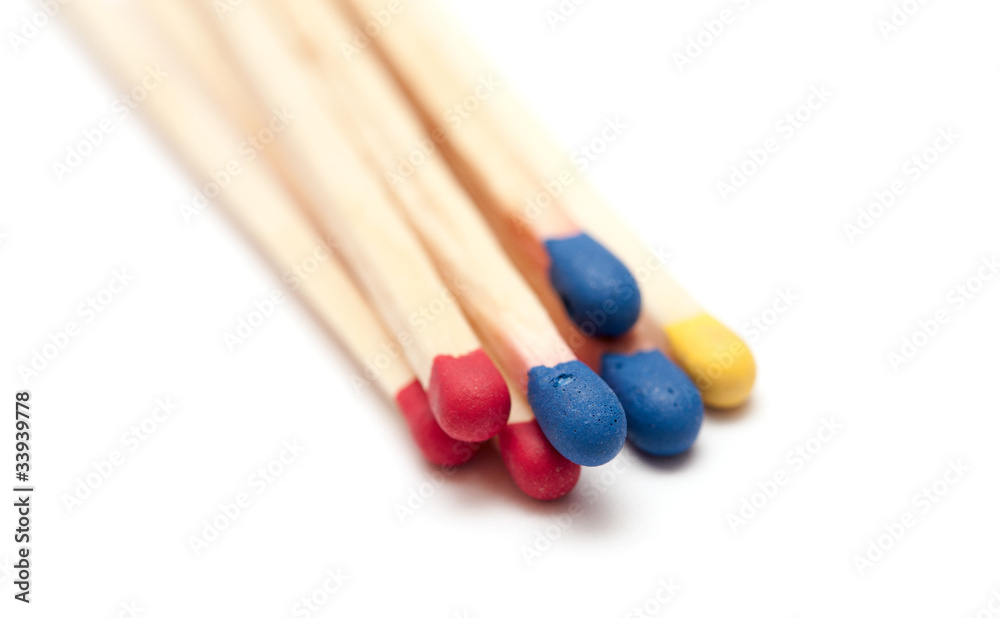 wooden matches isolated on white background wooden matches isolated on white background