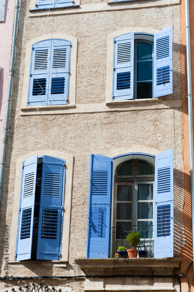 Typical French facade