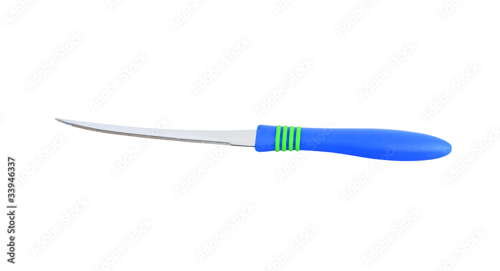 Kitchen knife, isolated on white background Kitchen knife, isolated on white background