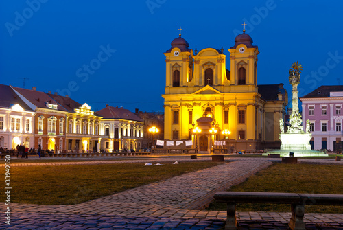 Unirii Square in Timisoara photo