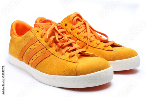 Orange shoe