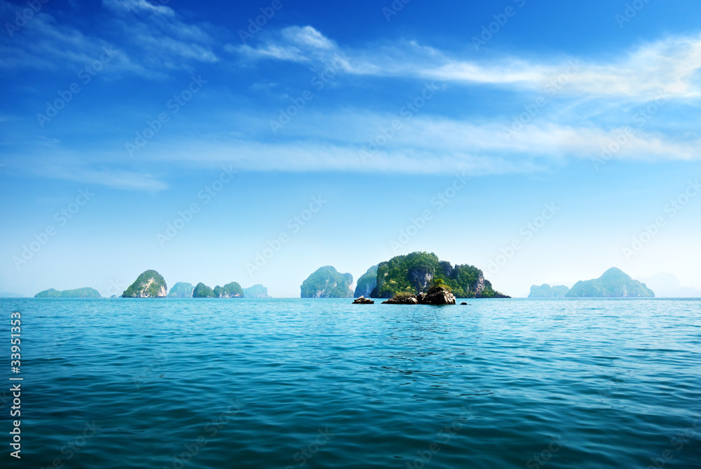 Naklejka premium island in Andaman sea Thailand