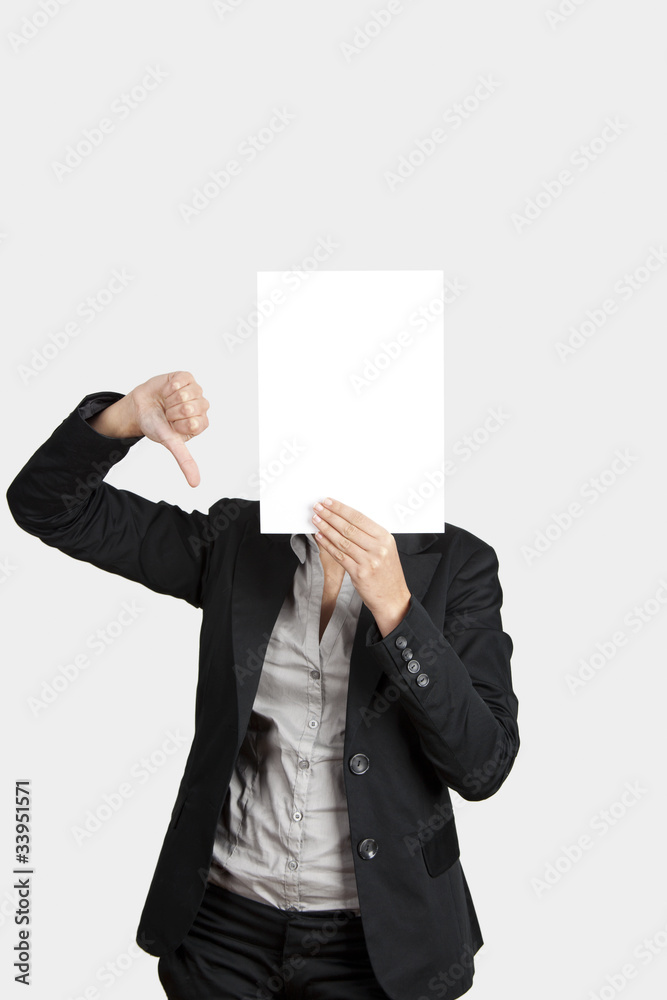 Paper face Paper face