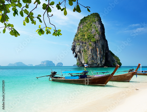 Railay beach in Krabi Thailand