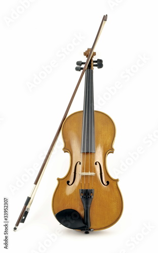 Isolated italian Violin