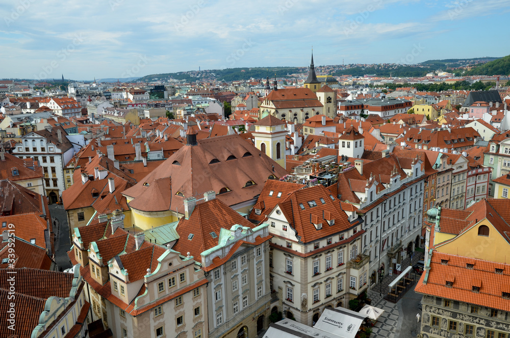 Obraz premium Les maisons de Prague