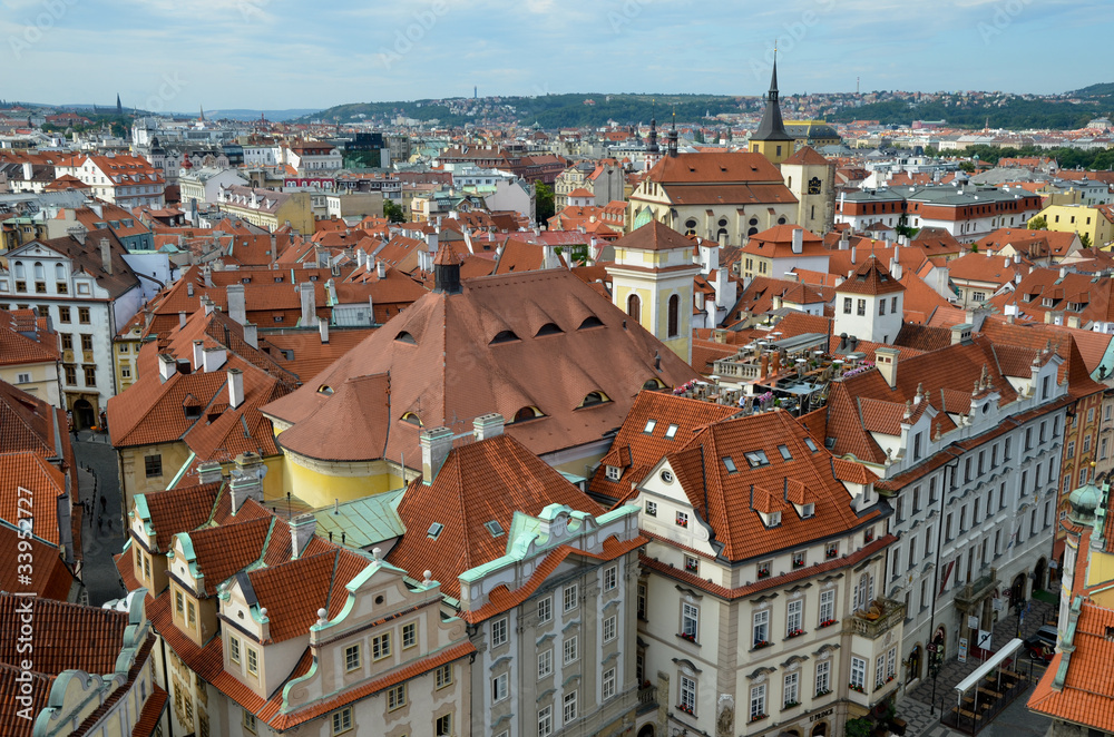 Les maisons de Prague