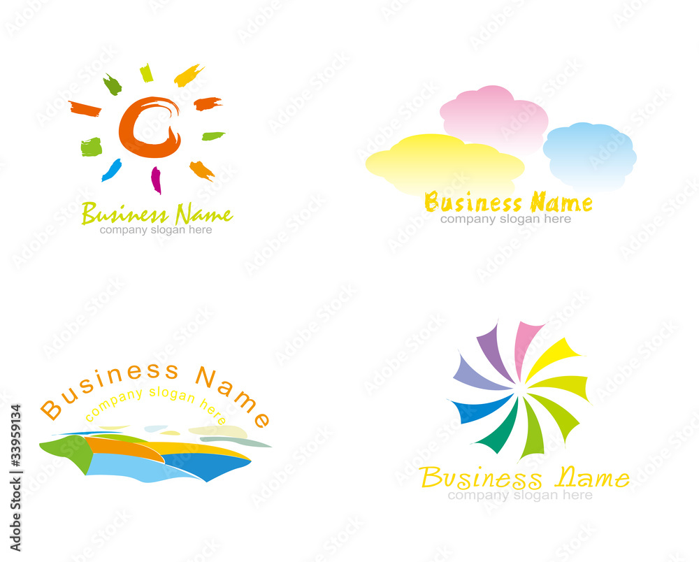 Obraz premium Enterprise vector logo