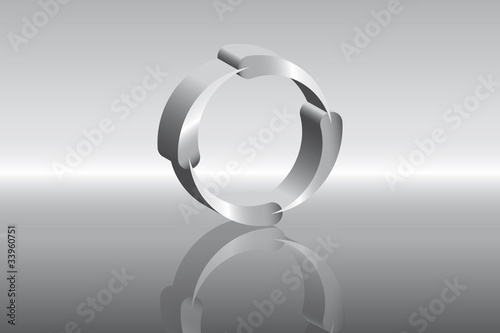 Logo rund Spiegelung