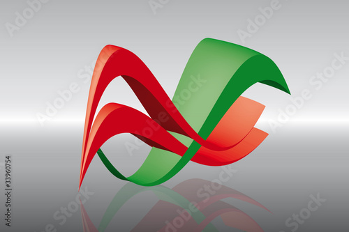 Logo Erneuerbare Energien 3d Spiegelung 2