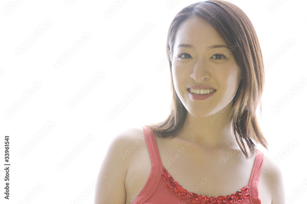 笑顔の女性 笑顔の女性
