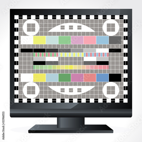 Television screen vector background
