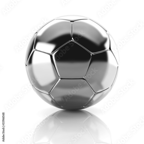 metal soccer ball