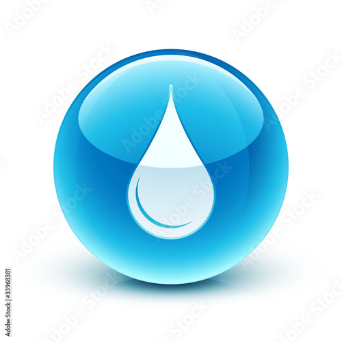 icône goutte eau / water drop icon
