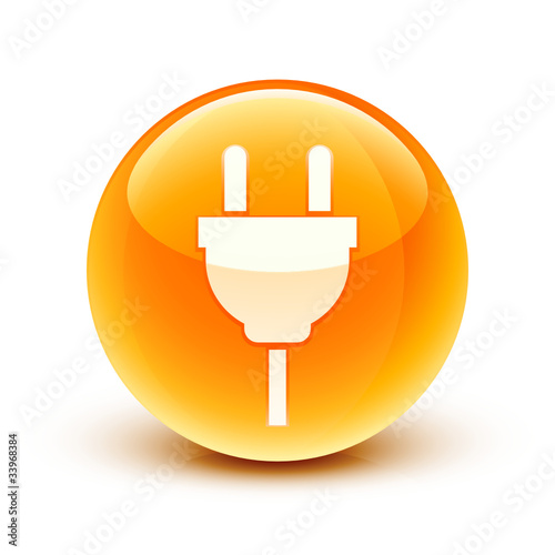 icône prise électrique électricité / electrical outlet icon