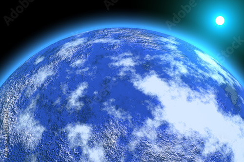 illustration of planet