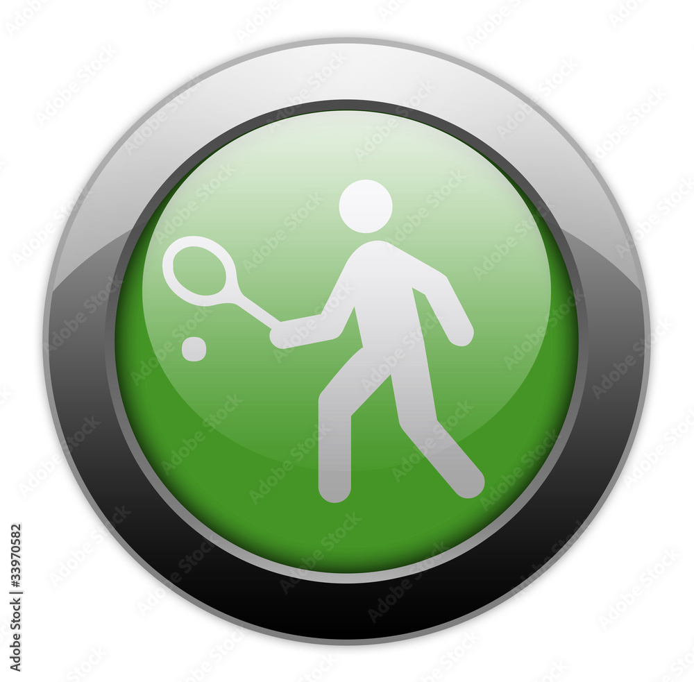 Green Metallic Orb Button 